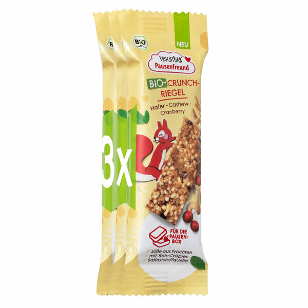 FruchtBar BIO Ovesné tyčinky s jablkem, kešu a brusinkami 3x23 g porovnat ceny