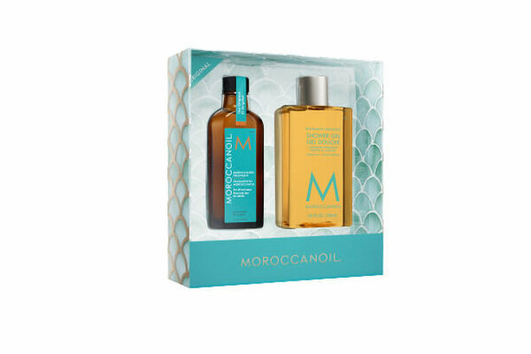 Moroccanoil Dárkový balíček s vlasovým olejem a sprchovým gelem porovnat ceny