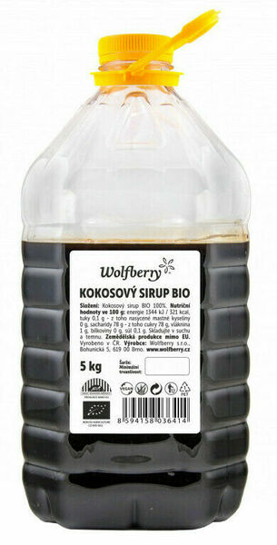 Wolfberry Kokosový sirup BIO 5kg porovnat ceny