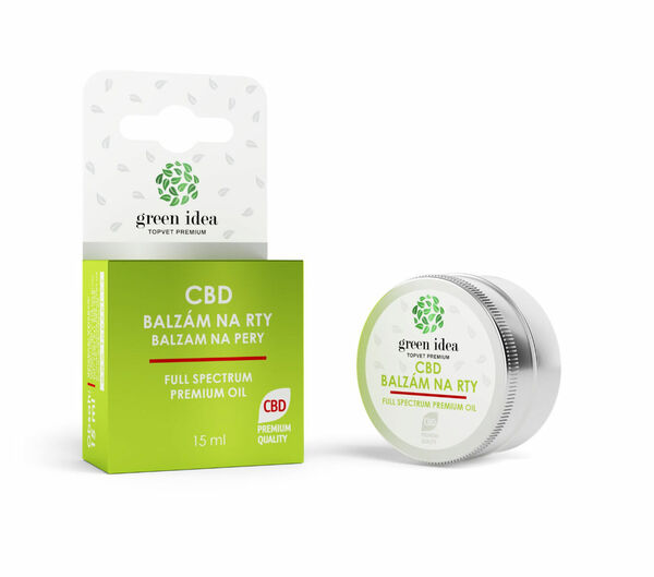 Green idea CBD balzám na rty 15 ml porovnat ceny