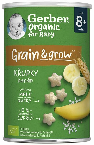 Gerber Organic Křupky banánové 35 g porovnat ceny