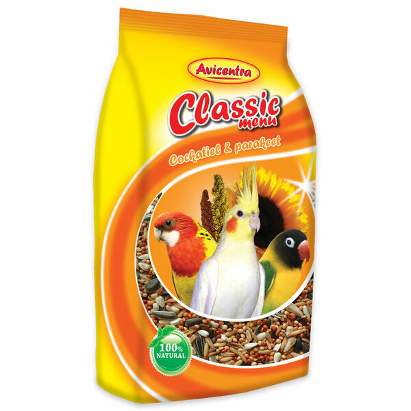 AVICENTRA Classic menu malý papoušek 1 kg porovnat ceny