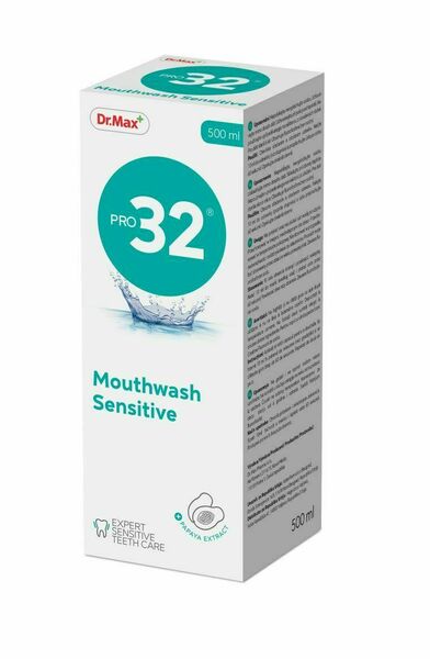 Dr.Max PRO32 Mouthwash Sensitive ústní voda 500 ml porovnat ceny