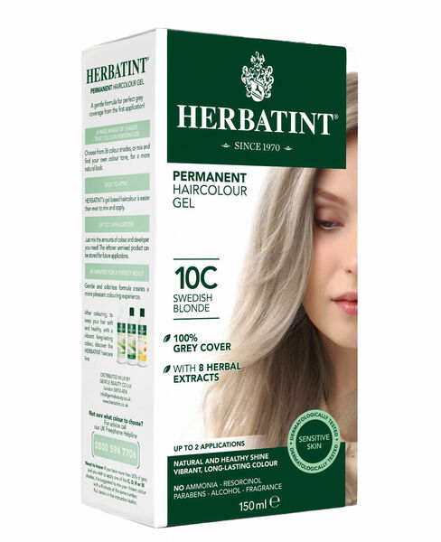 Herbatint Permanentní barva na vlasy švédská blond 10C, 150ml porovnat ceny