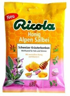 RICOLA Bylinné bonbony medovo-šalvějové 75g porovnat ceny