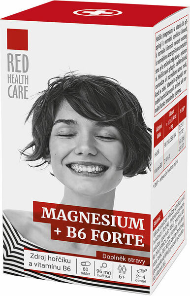 NIXX RED HEALTH CARE Magnesium + B6 FORTE 60 tablet porovnat ceny