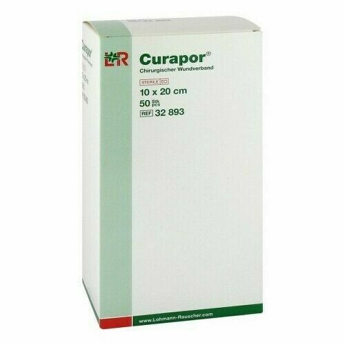 NÁPLAST HYPOALERGENNÍ CURAPOR 20X10CM,S POLŠTÁŘKEM,50KS porovnat ceny