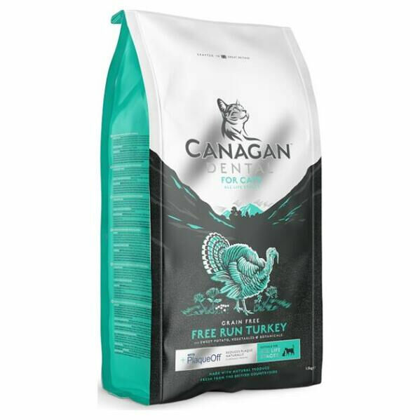 CANAGAN Dental Free run turkey granule pro kočky 1,5 kg porovnat ceny