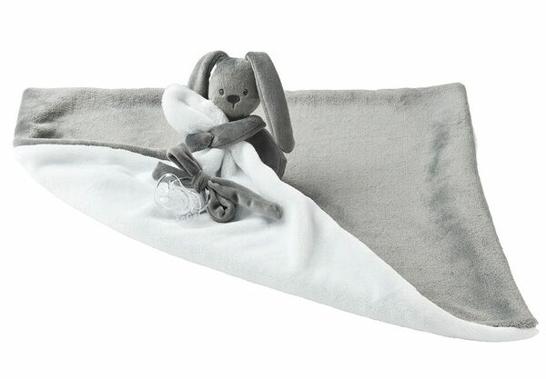 Nattou  Deka plyšová s mazlíčkem LAPIDOU anthracite-white 48cm x 48cm porovnat ceny