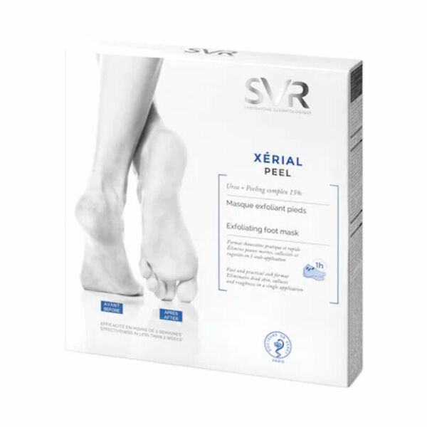 SVR Xerial sosete exfoliante 5% uree 1 ks porovnat ceny