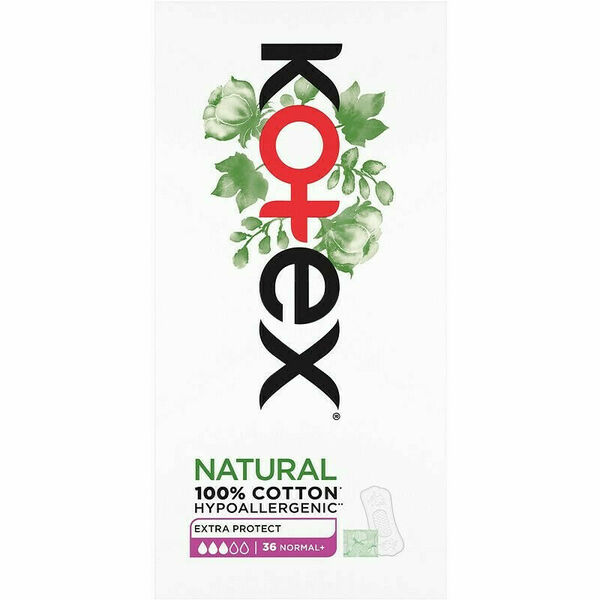 Kotex® Liners Natural Normal+ 36ks porovnat ceny