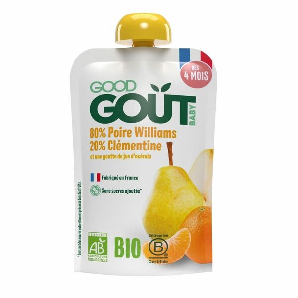 Good Gout BIO Hruška s klementinkou 4m+ kapsička 120 g porovnat ceny