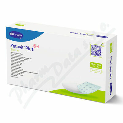 Zetuvit Plus Silicone 10x20cm sil. krytí SAP 10ks porovnat ceny