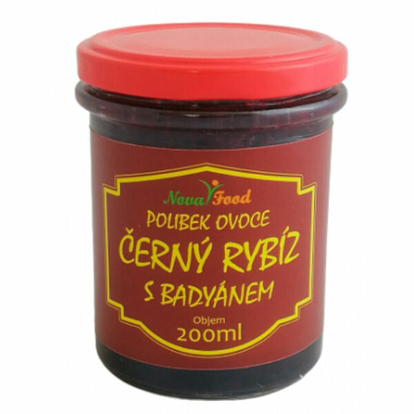 NOVOFOOD Polibek ovoce černý rybíz s badyánem 200 ml porovnat ceny