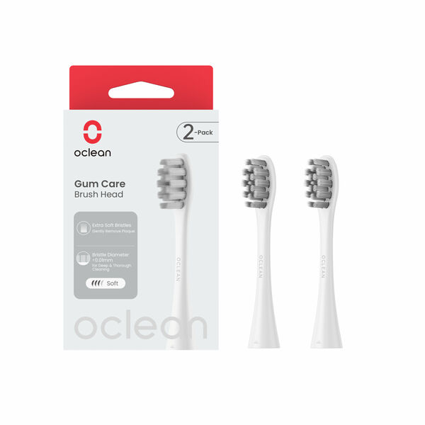 Oclean náhradní hlavice Gum Care Extra Soft, P1S12 W02 bílé 2 ks porovnat ceny