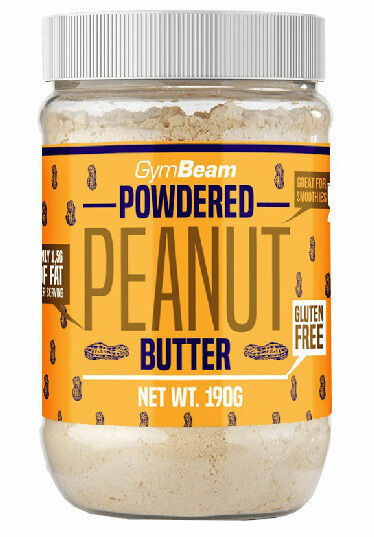 GymBeam Powdered Peanut Butter unflavored - 191 g porovnat ceny