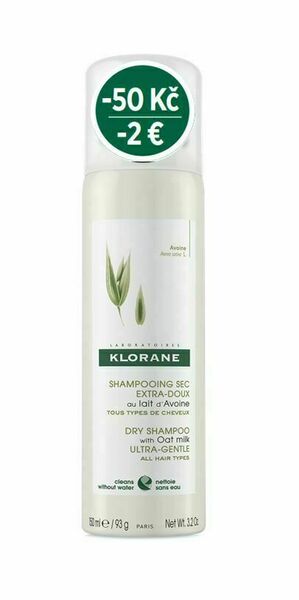 KLORANE Suchý šampon s ovesným mlékem 150 ml porovnat ceny