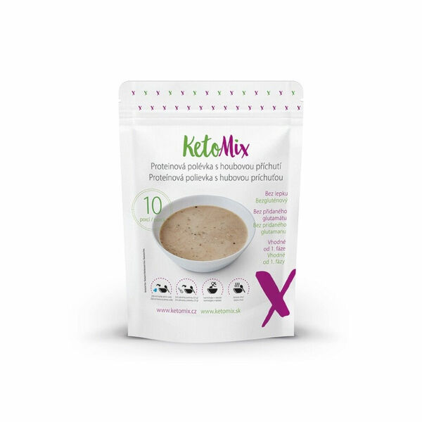 KETOMIX Proteinová polévka s houbovou příchutí 10 porcí porovnat ceny