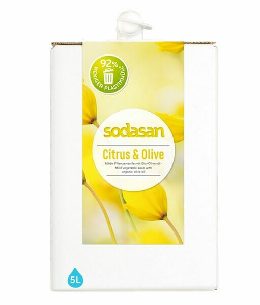 Sodasan Tekuté mýdlo Citron Oliva 5 l porovnat ceny