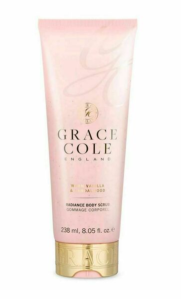 Grace Cole Warm Vanilla & Santalwood pečující tělový peeling 238 ml porovnat ceny