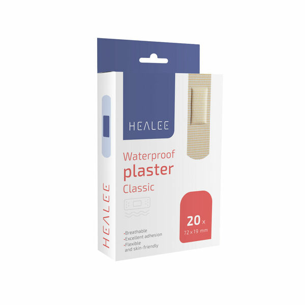 Healee Voděodolná náplast Classic 72x19mm 20 ks porovnat ceny