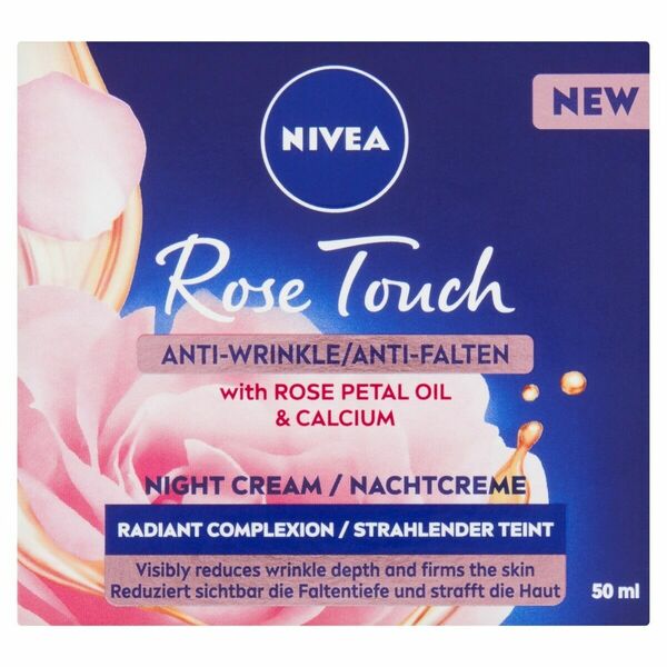 Nivea Rose Touch noční krém proti vráskám 50 ml porovnat ceny
