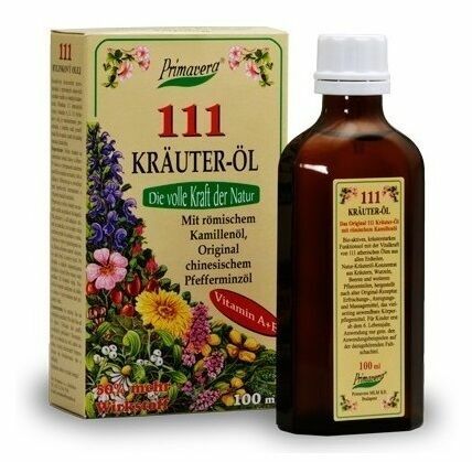 PRIMAVERA 111 KRÄUTER-ÖL bylinný olej 100 ml porovnat ceny