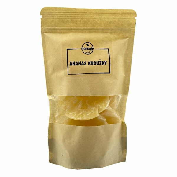 NONAGE Ananas kroužky sušené natural 200 g porovnat ceny
