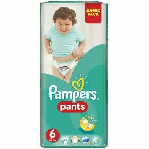 Pampers kalhotkové plenky Jumbo Pack S6 44ks porovnat ceny