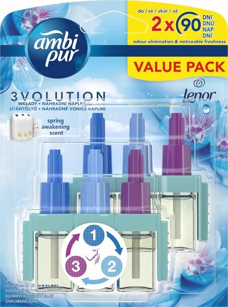 Ambi Pur 3Volution Náhradní náplň do osvěžovače vzduchu, Spring Awakening 2x20ml porovnat ceny