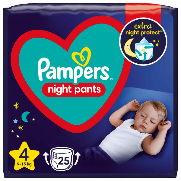 Pampers Night Pants Plenkové Kalhotky Velikost 4 25ks porovnat ceny