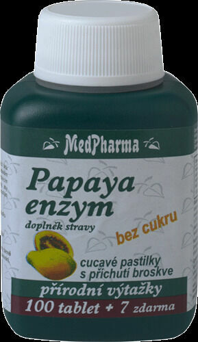 MedPharma Papaya enzym 107 tablet porovnat ceny