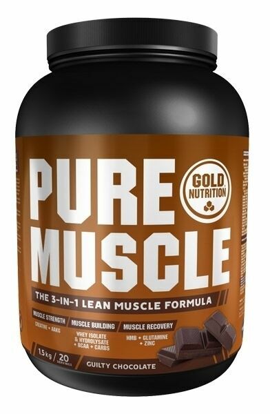 GoldNutrition Pure Muscle čokoláda 1500g porovnat ceny