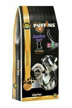 Puffins Dog Junior Maxi Chicken 1kg porovnat ceny