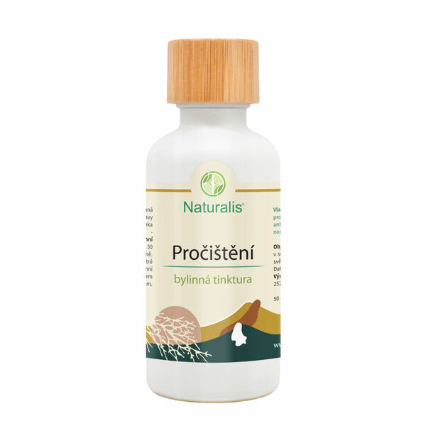 Naturalis Pročištění bylinná tinktura 50 ml porovnat ceny