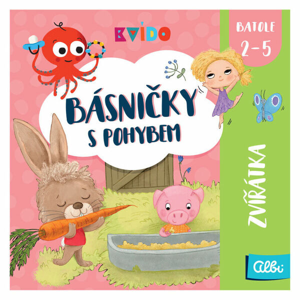 ALBI Kvído Básničky s pohybem zvířátka 2+ porovnat ceny