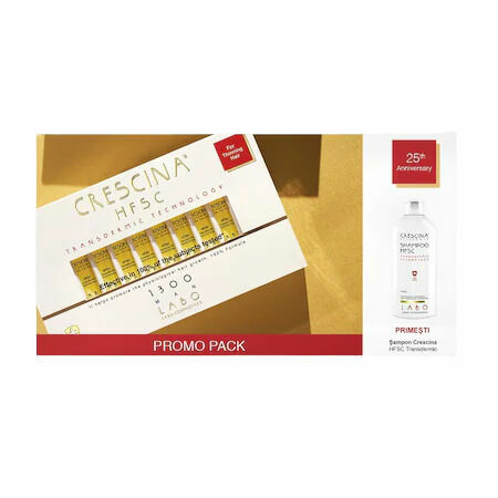 Crescina Promopack Transdermic 1300 Man (ošetření+ ​​šampon) porovnat ceny