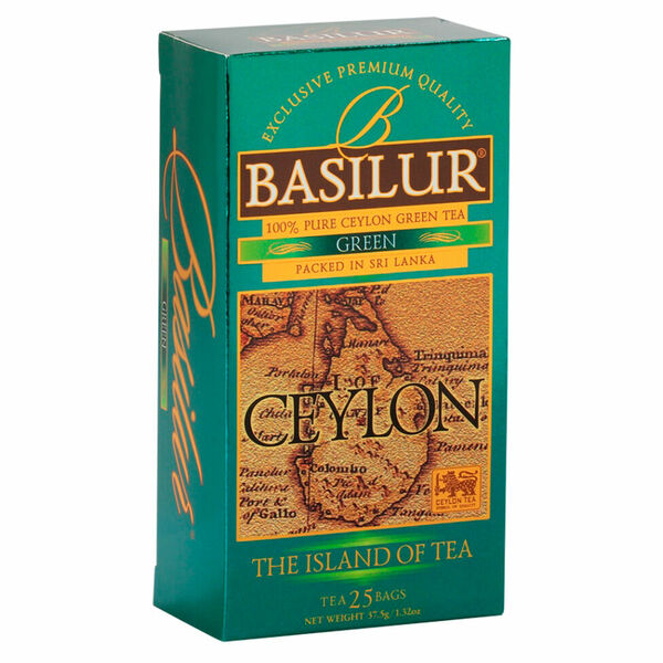 BASILUR Island of tea green zelený čaj 25 sáčků porovnat ceny
