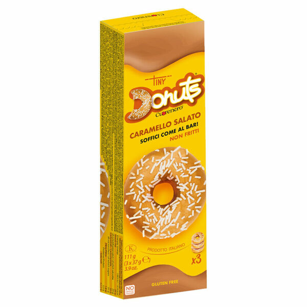 CUORENERO Donuty s polevou slaný karamel bez lepku 3 kusy porovnat ceny
