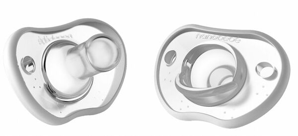 Nanobébé Flexy dudlík - bílá 3m+, 2 ks porovnat ceny