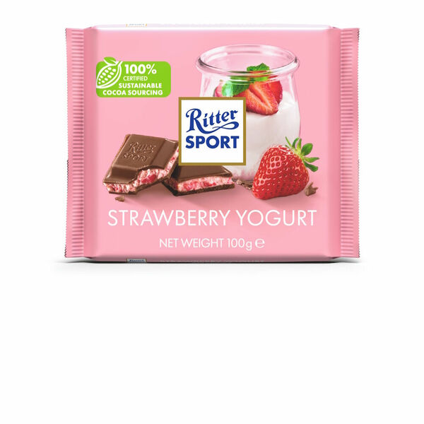 RITTER SPORT Čokoláda jahoda a jogurt 100 g porovnat ceny