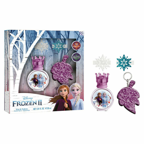 DISNEY Frozen EdT 30 ml + sponky do vlasů + klíčenka + samolepky Dárkové balení porovnat ceny
