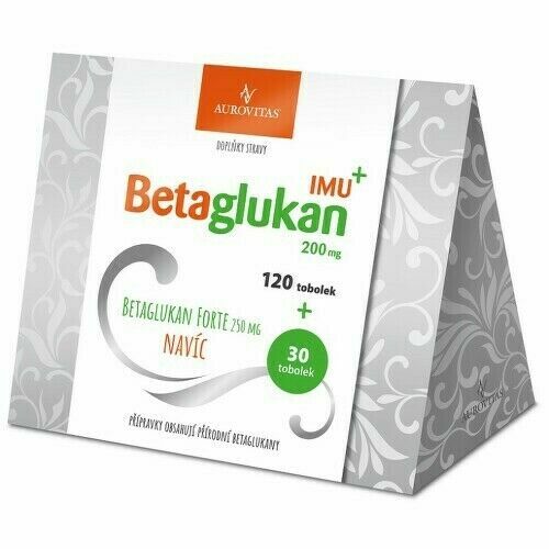 Betaglukan IMU+ 200mg tob.120 + FORTE 250mg tob.30 porovnání ceny
