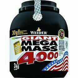 Weider, Giant Mega Mass 4000, Gainer, 3000 g, Jahoda porovnat ceny