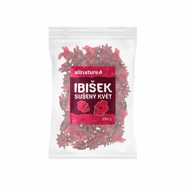 ALLNATURE Ibišek sušený květ 250 g porovnat ceny