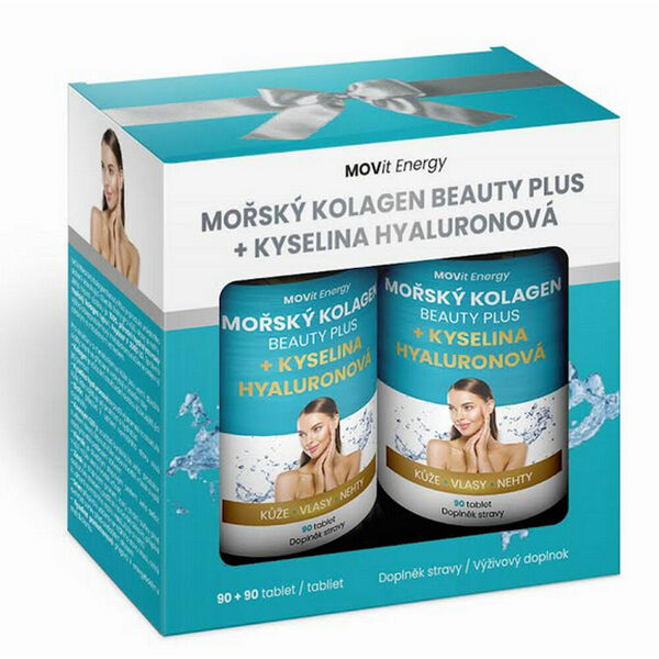 MOVIT ENERGY Beauty dárkový balíček Mořský kolagen Beauty plus 90 + 90 tablet porovnat ceny