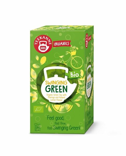 Teekanne Organics BIO Swinging Green čaj porcovaný 20x1,75 g porovnat ceny