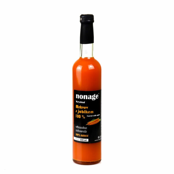 NONAGE Mrkev s jablkem zeleninová šťáva premium 500 ml porovnat ceny