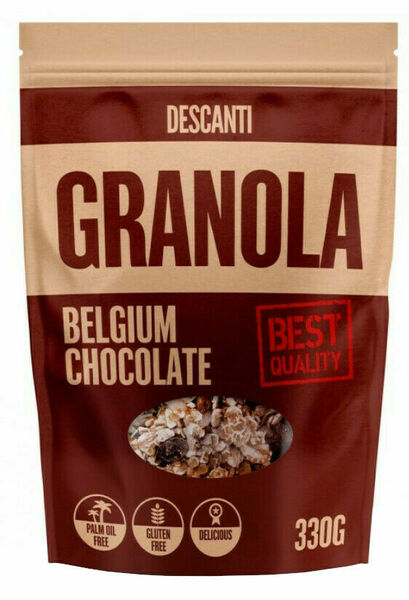 Descanti Granola s Belgickou čokoládou 330g porovnat ceny