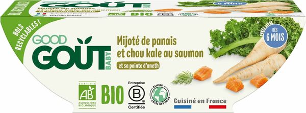 Good Gout BIO Losos s kapustou a pastinákem 2x190g porovnat ceny